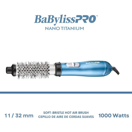 Cepillo Secador de Aire Caliente BaBylissPRO Nano Titanium