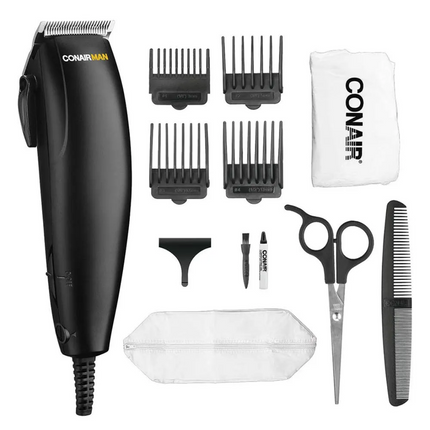 Juego De Peluquería Para El Hogar De 12 Piezas Doble Voltaje Hc102R By Conairman™