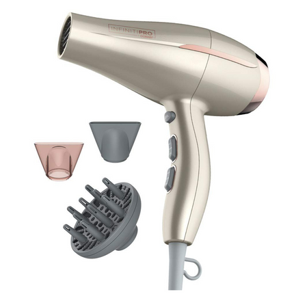 Infinitipro De Conair - Secadora De Pelo Profesional Sin Frizz, 2 Veces Más Brillo, 3 Veces Más Control De Frizz