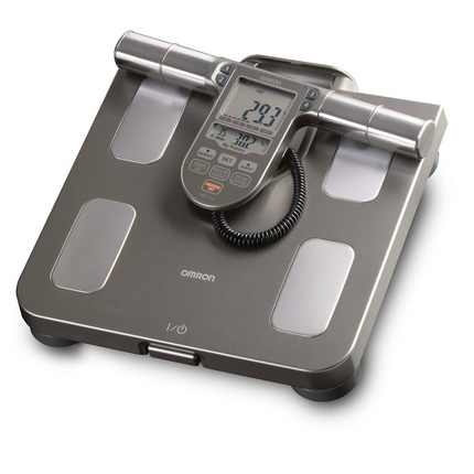 Omron, Composición Corporal Monitor Con Escala, 7 Indicadores De Gimnasio Y Memoria De 90 Días