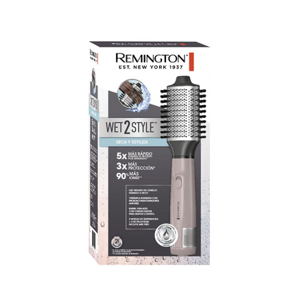 Cepillo Wet2Style Remington As15A Rosado