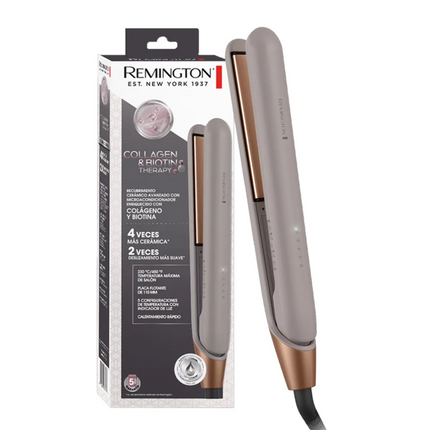 Plancha De Cabello Remington S31A Gris Biotina