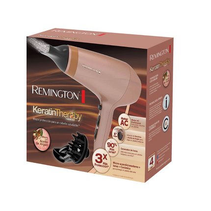 Secador De Cabello Remington Keratine Ac8820 Oro Rosa