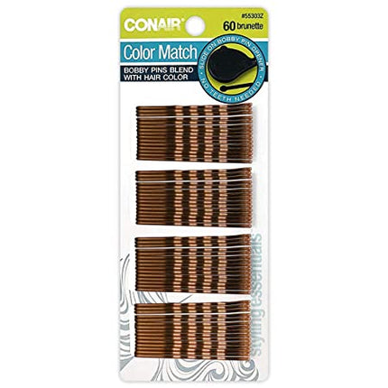 Brown Bobby Pins - 60 Pc