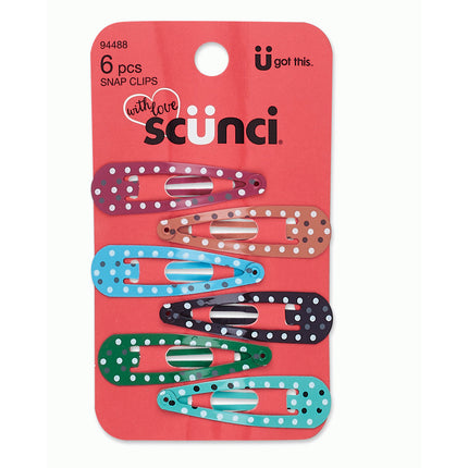 6-Pk Girl Snap Clips