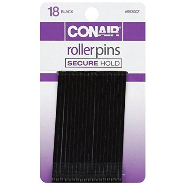 Black Roller Pins - 18Pc