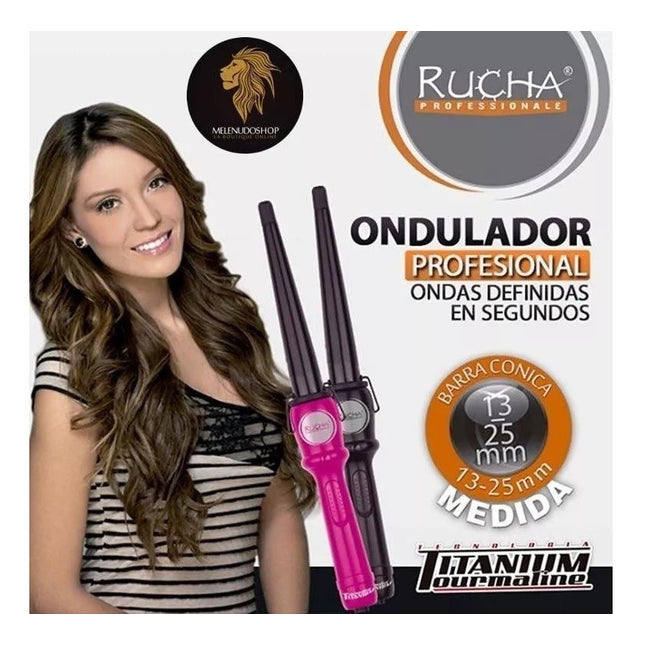 Ondulador Rucha Negro 13.25Mm