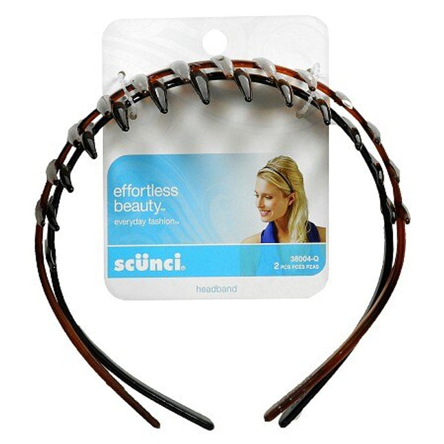 2-Pk Tiger Tooth Headbands