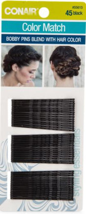 45Pk Bobby Pins-Black